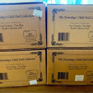 Boyds Bears The Dolls Collection - LOT. original boxes & packaging &certificate